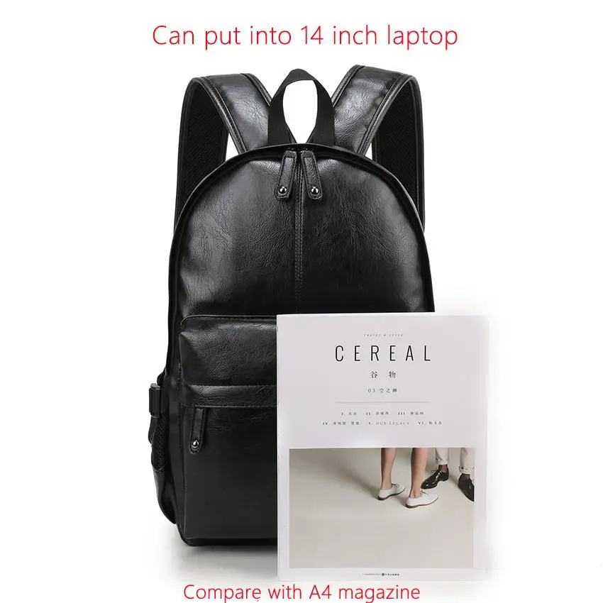 Brand Men Backpack Leather School Backpack Bag Fashion Waterproof Travel Bag Casual Leather Book bag Male
Brand Men Backpack Leather School Backpack Bag Fashion Waterproof Travel Bag Casual Leather Book bag Male