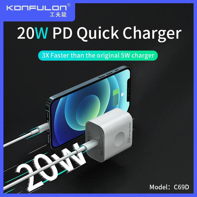 20W Iphone Charger PD USB Charger Cargador Carga Rápida 3.6A Max 100-240V EU US Wall Charger For Iphone 12,13 Series
20W Iphone Charger PD USB Charger Cargador Carga Rápida 3.6A Max 100-240V EU US Wall Charger For Iphone 12,13 Series