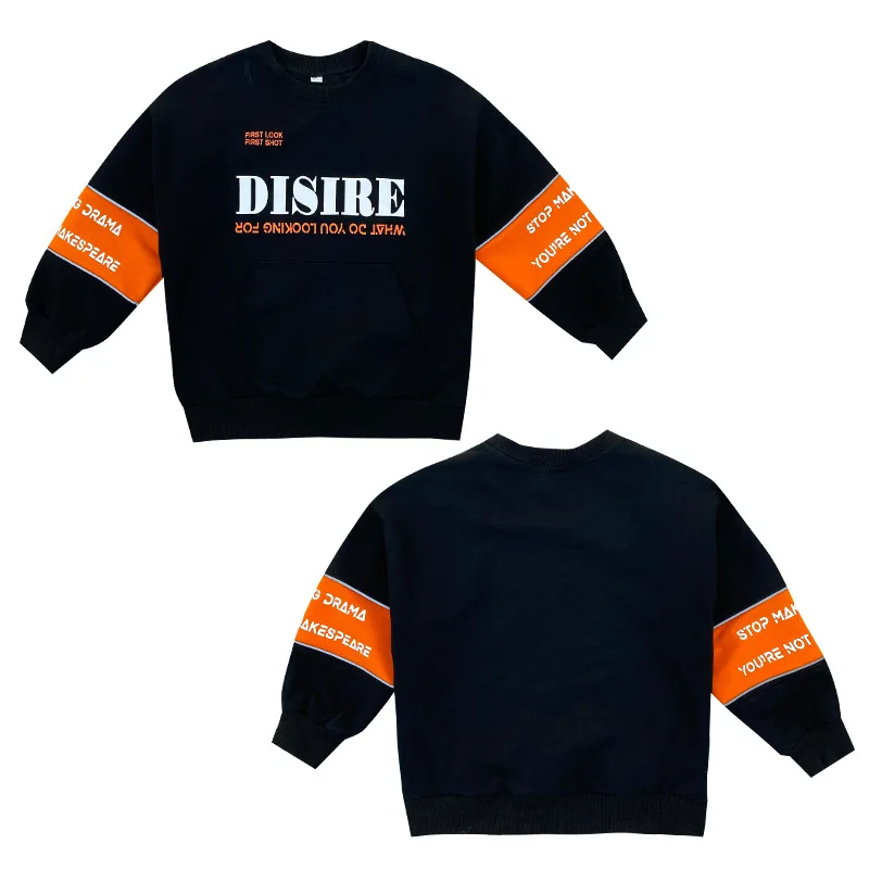 Splicing Spring Autumn Boys Sweatshirts KidsTeenager Overcoat Tops Children Clothes Cotton Pullover Formal Outwear High Quality
Splicing Spring Autumn Boys Sweatshirts KidsTeenager Overcoat Tops Children Clothes Cotton Pullover Formal Outwear High Quality