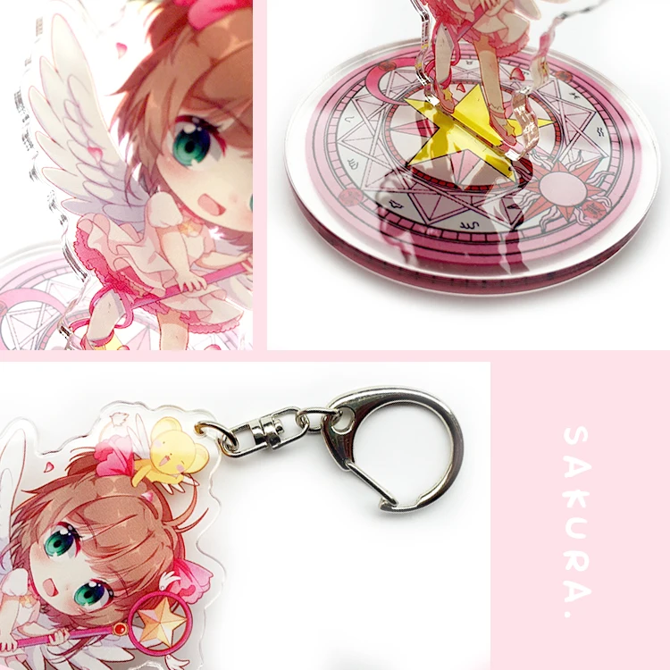 Card Captor Anime Game LI SYAORAN Keychain Keyrings Stand Figure Acrylic Double Sided Cartoon Backpack Pendant Xmas Gifts New
Card Captor Anime Game LI SYAORAN Keychain Keyrings Stand Figure Acrylic Double Sided Cartoon Backpack Pendant Xmas Gifts New