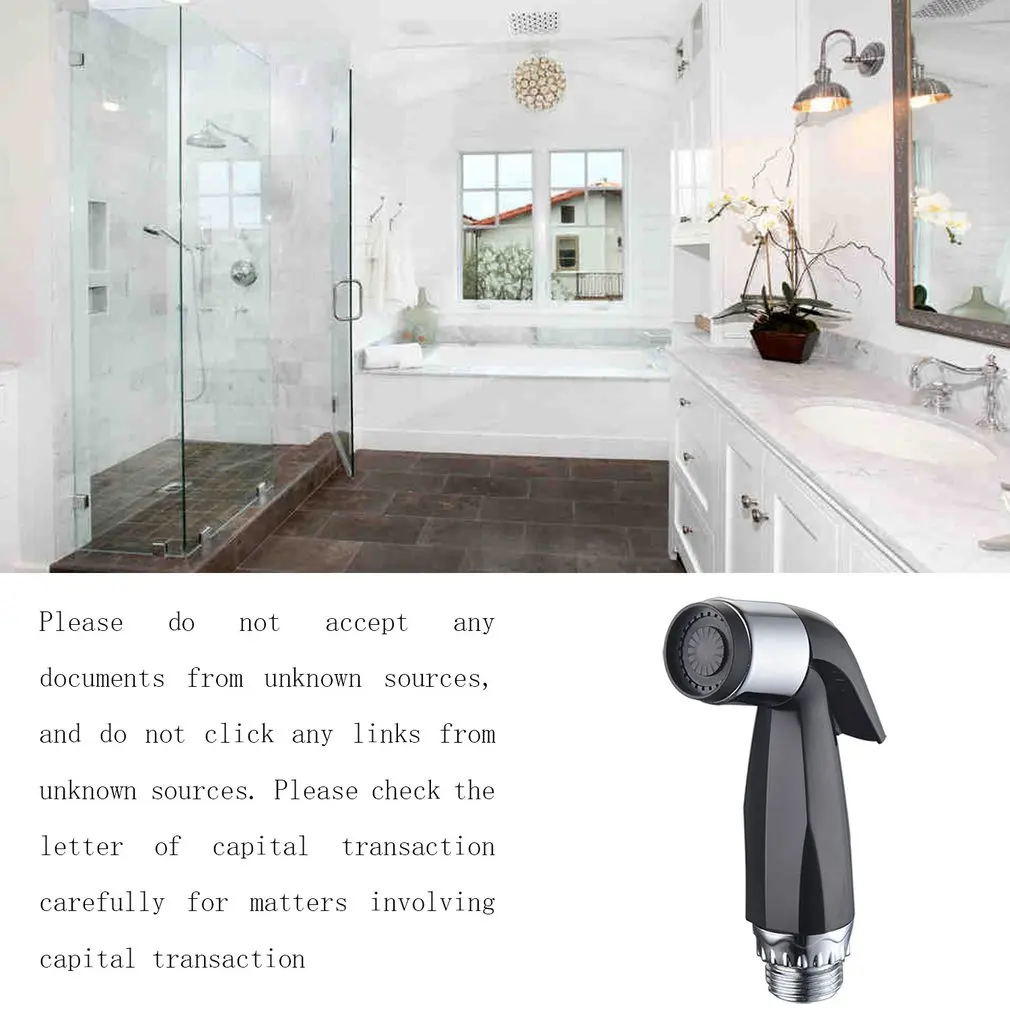 ABS Shower Sprayer Personal Hand Held Shower Head Douche Toilet Bidet Spray Wash Cleaner Bathroom Home Spray
ABS Shower Sprayer Personal Hand Held Shower Head Douche Toilet Bidet Spray Wash Cleaner Bathroom Home Spray