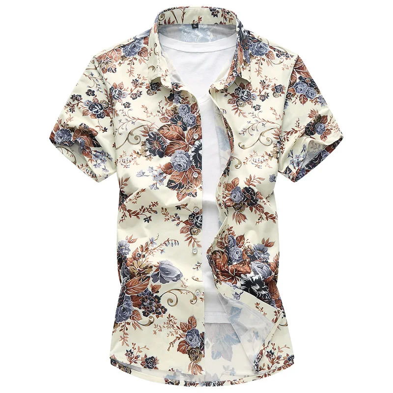 2021 Men's Summer New Men's Floral Shirt Casual Business Short-sleeved Large Size Micro-elastic Shirt Wholesale
2021 Men's Summer New Men's Floral Shirt Casual Business Short-sleeved Large Size Micro-elastic Shirt Wholesale