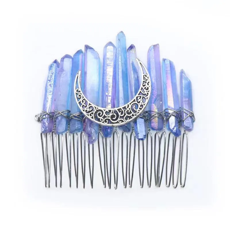 Заколка для волос с натуральными полудрагоценными камнями
Заколка для волос с натуральными полудрагоценными камнями