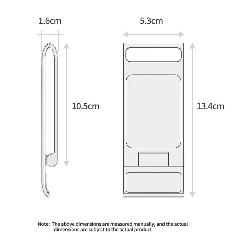 ANMONE Plastic Foldable Desktop Mobile Phone Holder Universal Portable Adjustment Desk Tablet Stand For IPhone Samsung Huawei
ANMONE Plastic Foldable Desktop Mobile Phone Holder Universal Portable Adjustment Desk Tablet Stand For IPhone Samsung Huawei