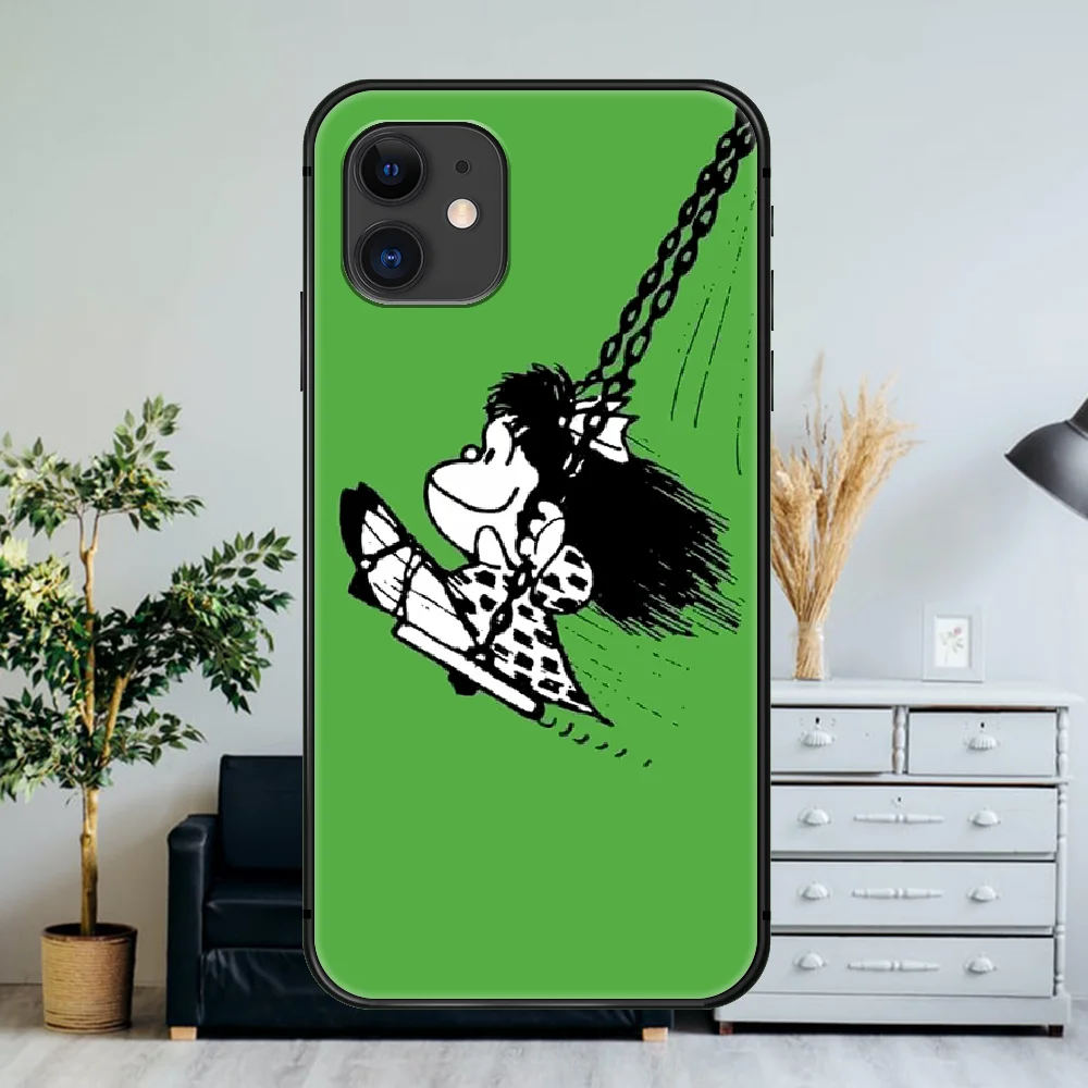 Argentina Quino Mafalda Girl Phone Case For iPhone 4 4s 5 5S SE 5C 6 6S 7 8 Plus X XS XR 11 12 Mini Pro Max 2020 black Bumper
Argentina Quino Mafalda Girl Phone Case For iPhone 4 4s 5 5S SE 5C 6 6S 7 8 Plus X XS XR 11 12 Mini Pro Max 2020 black Bumper