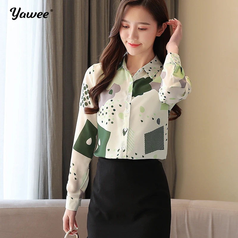 Korean Loose Shirt Fashion floral OL Office Lady Shirts 2020 Autumn Long Sleeve Shirts Womens Tops and Blouses Blusas
Korean Loose Shirt Fashion floral OL Office Lady Shirts 2020 Autumn Long Sleeve Shirts Womens Tops and Blouses Blusas