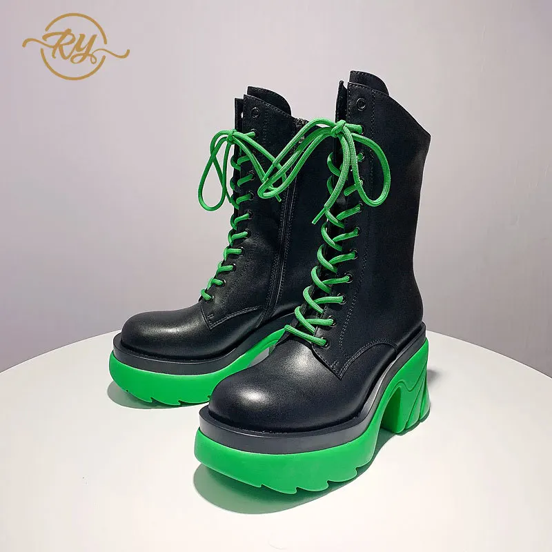 RY-RELAA European womens shoes platform boots gothic 2021 New autumn Genuine Leather boots for women ins combat boots for women
RY-RELAA European womens shoes platform boots gothic 2021 New autumn Genuine Leather boots for women ins combat boots for women