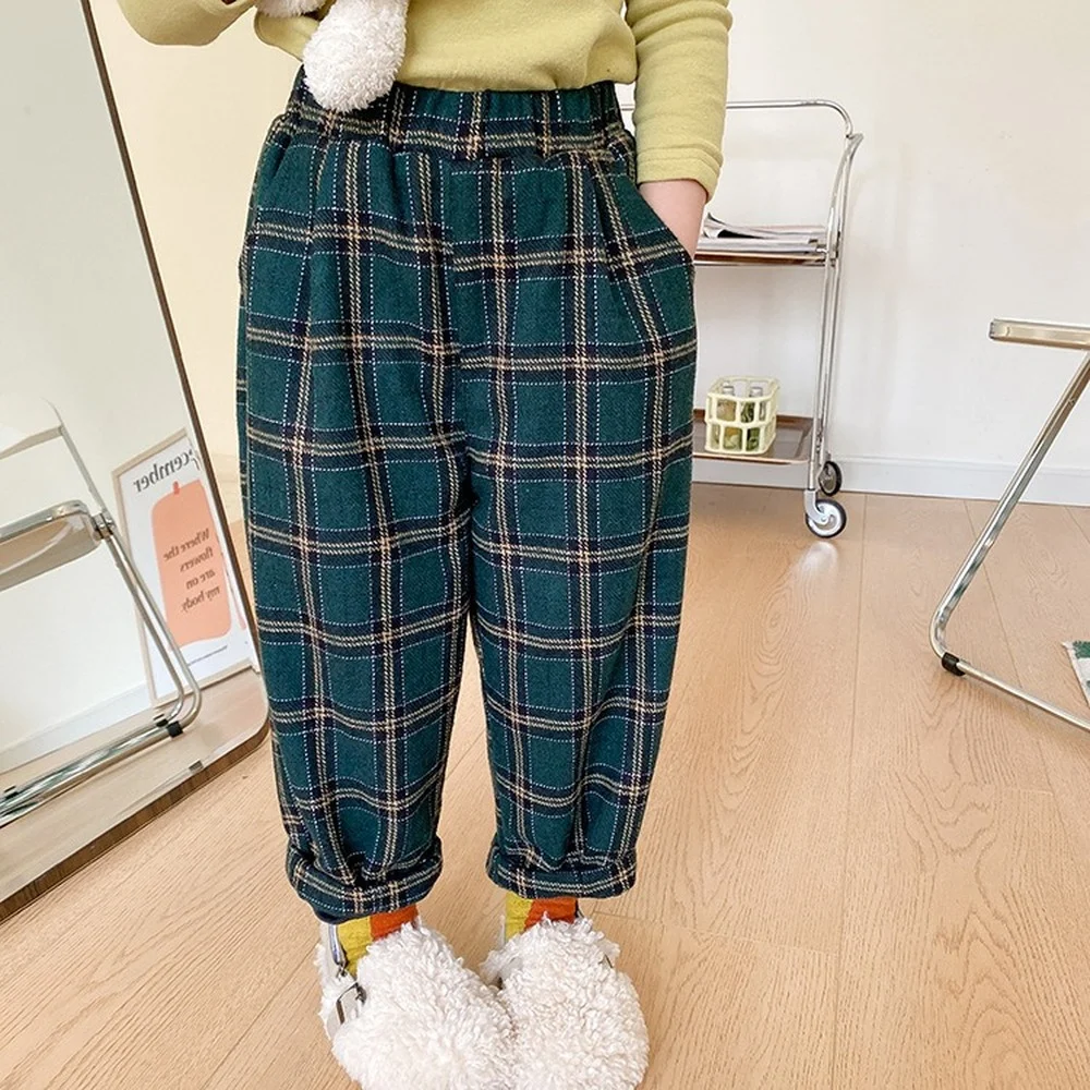 Winter fashion thick warm plaid Trousers foe Boys and Girls inner fleece thicken all-match casual pants
Winter fashion thick warm plaid Trousers foe Boys and Girls inner fleece thicken all-match casual pants