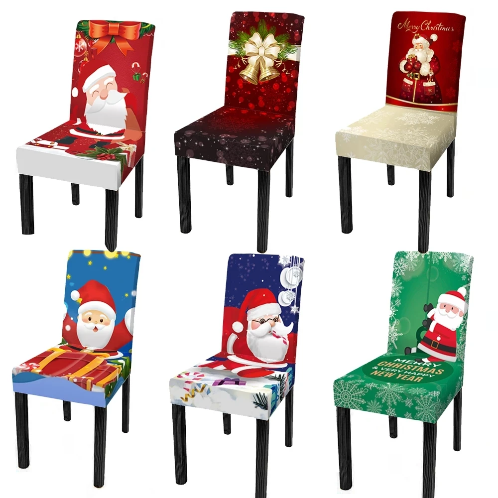 Christmas stretch printing dining chair slide cover modern removable anti-dirty kitchen seat cover stretch banquet chair cover
Christmas stretch printing dining chair slide cover modern removable anti-dirty kitchen seat cover stretch banquet chair cover