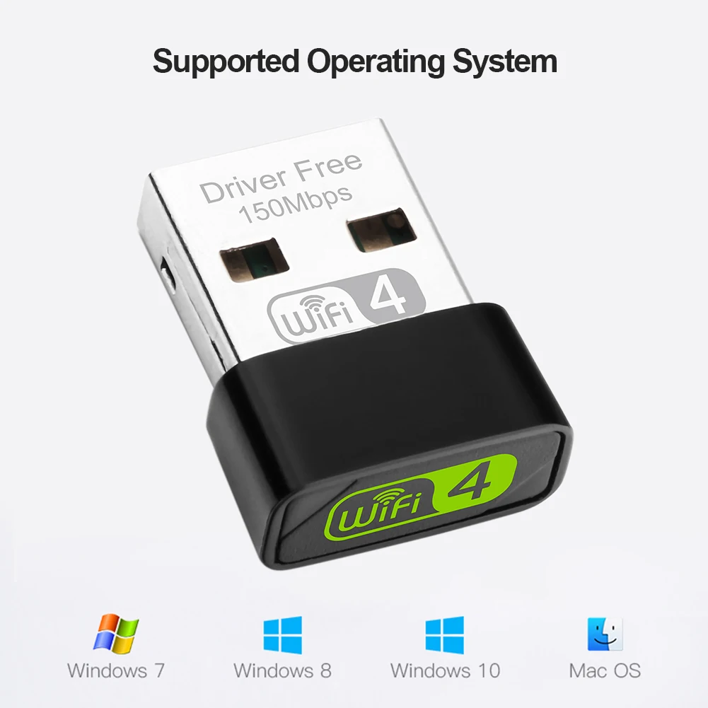 WD-1513E USB Wi-Fi адаптер для ПК 150 Мбит/с 2 4 ГГц беспроводная сетевая карта приемник Windows