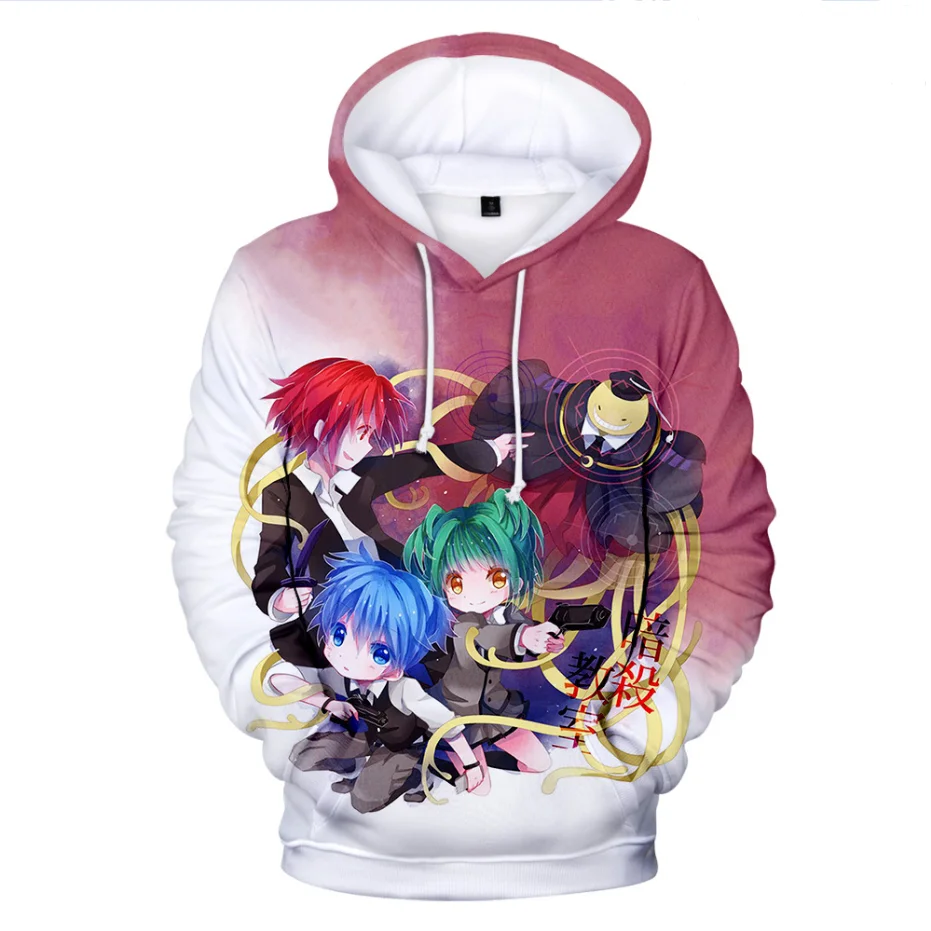 New Anime Assassination Classroom Hoodies Men/Women Hoodie Fashion Sweatshirts Boys/girls Streetwear Tops Korosensei Clothes 
New Anime Assassination Classroom Hoodies Men/Women Hoodie Fashion Sweatshirts Boys/girls Streetwear Tops Korosensei Clothes