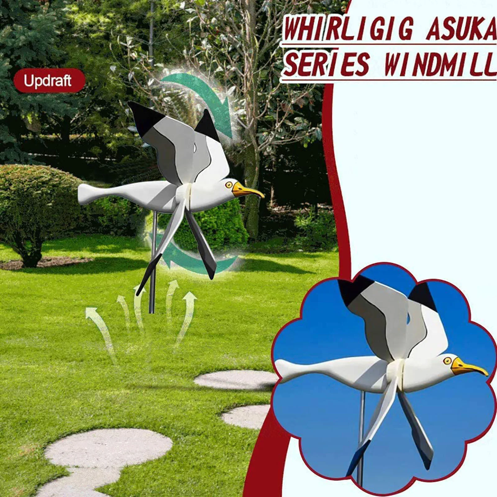 Asuka Windmill Garden Windmill Whirligig Asuka Series Birds Garden Lawn Yard Garden Decoration Cute Flying Bird Windmill Decor
Asuka Windmill Garden Windmill Whirligig Asuka Series Birds Garden Lawn Yard Garden Decoration Cute Flying Bird Windmill Decor