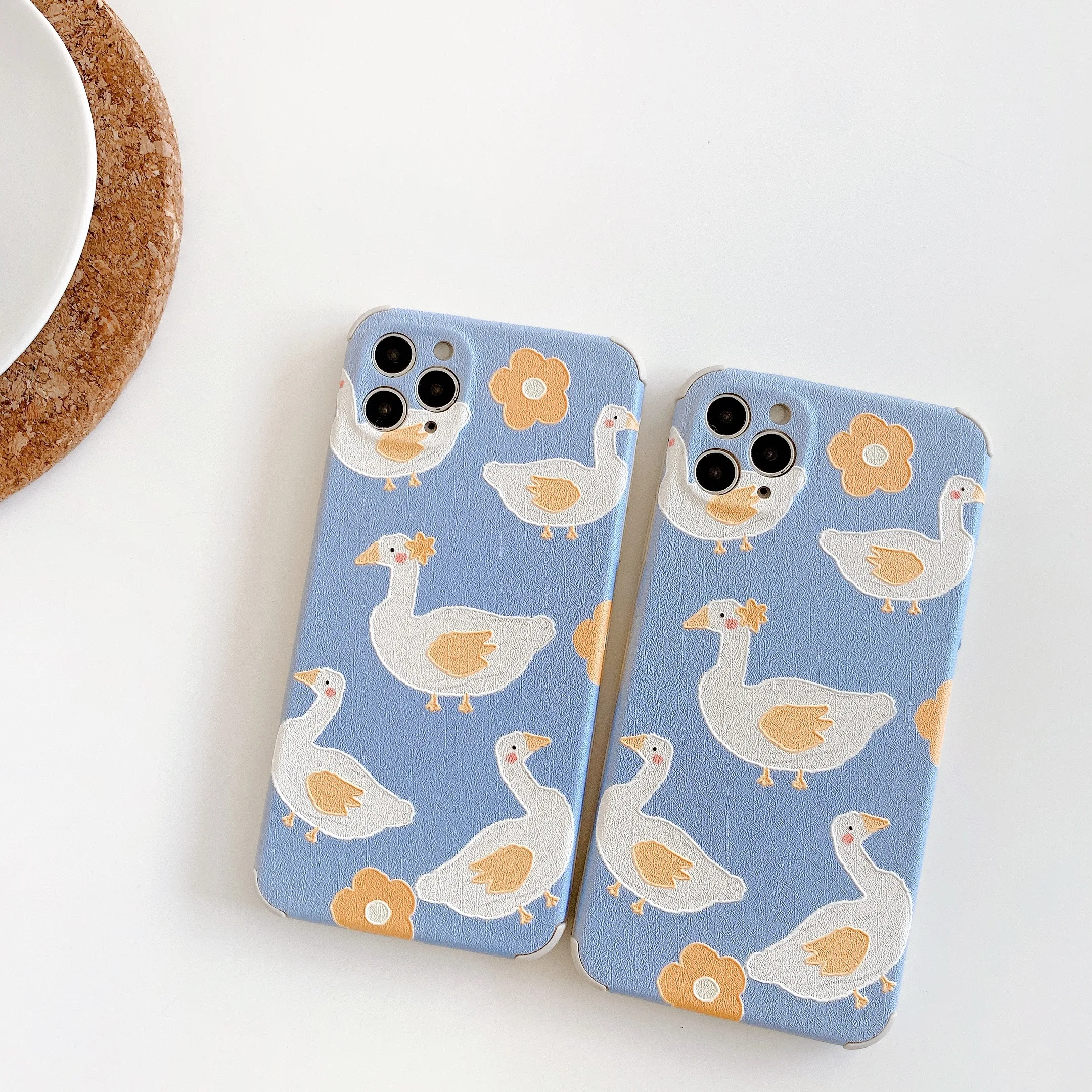 Oil painting duck-silk suitable for iphone11ProMax mobile phone case 7/8plus x xsmax xr protective cover 
Oil painting duck-silk suitable for iphone11ProMax mobile phone case 7/8plus x xsmax xr protective cover