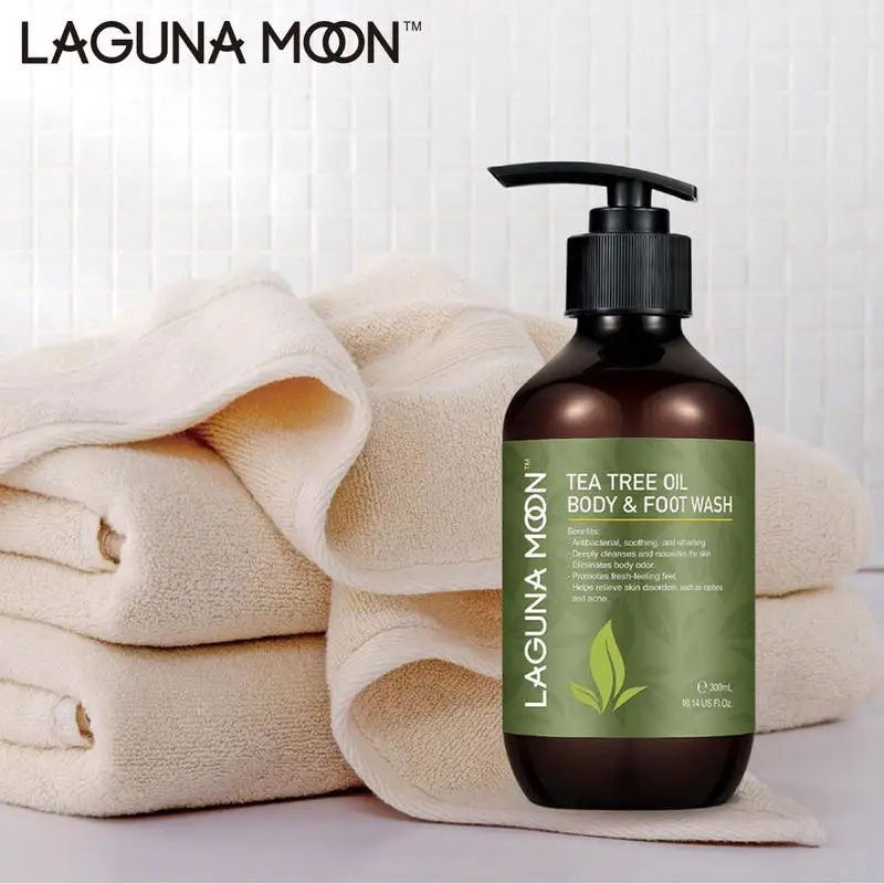 Натуральные эфирные масла Laguanmoon с Чайным Деревом гель для душа эффектом