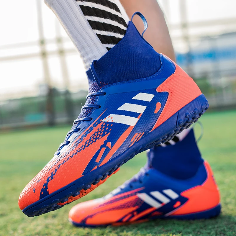 Men Turf Shoes for Football Designer Soccer Shoes Boys Rubber Football Cleats Luxury Brand Football Sock Boots Men High Top
Men Turf Shoes for Football Designer Soccer Shoes Boys Rubber Football Cleats Luxury Brand Football Sock Boots Men High Top