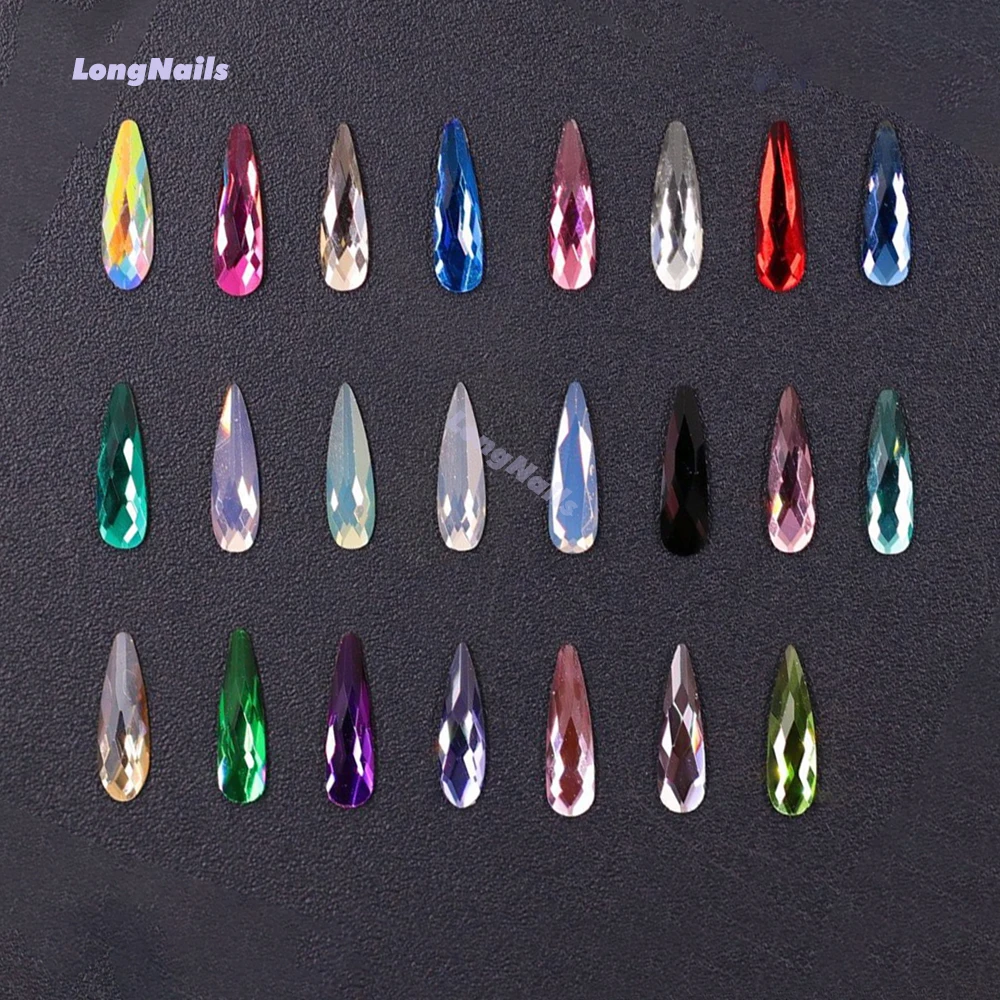 50pcs/lot Long Water Drops Rhinestones Peacock 3*10mm Melon Seeds Nail Luxury Gems Crystal Glass Waterdrop Nail Art Rhinestones2
50pcs/lot Long Water Drops Rhinestones Peacock 3*10mm Melon Seeds Nail Luxury Gems Crystal Glass Waterdrop Nail Art Rhinestones2