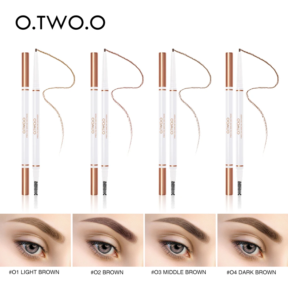 O.TWO.O 4pcs/lot Makeup Set Eyebrow Pencil Long Lasting Ultra Fine 1.5mm Thin Brown Eye Brow Make up Eyebrows Kit 
O.TWO.O 4pcs/lot Makeup Set Eyebrow Pencil Long Lasting Ultra Fine 1.5mm Thin Brown Eye Brow Make up Eyebrows Kit