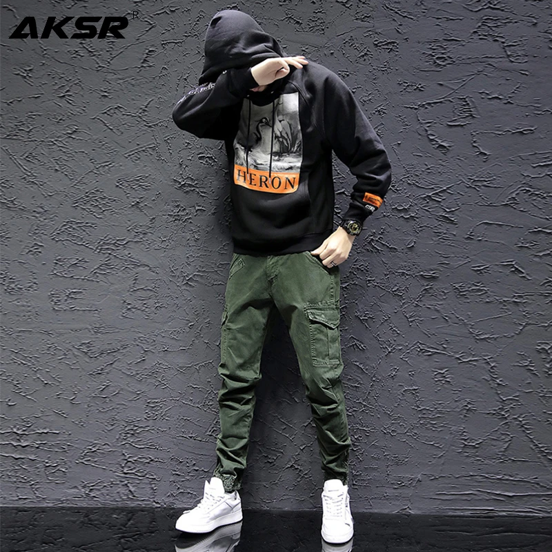 New Fashion Men's Cotton Pants Streetwear Hip Hop Sweatpants Joggers Trousers Tactical Pants Male Cargo Pants Pantalones Hombre
New Fashion Men's Cotton Pants Streetwear Hip Hop Sweatpants Joggers Trousers Tactical Pants Male Cargo Pants Pantalones Hombre