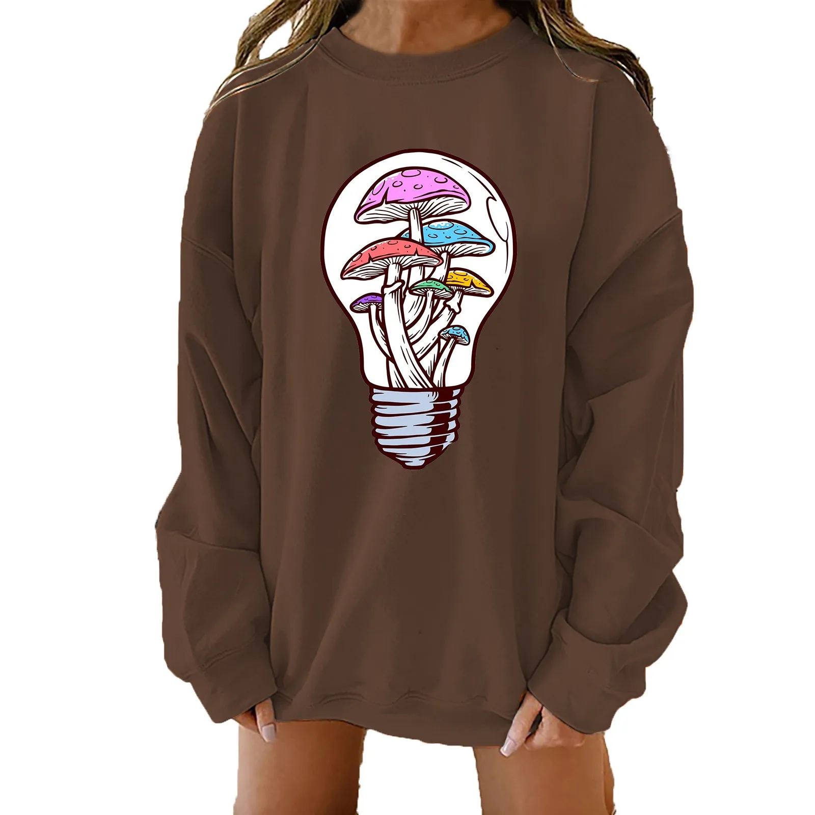 Women Sweatshirt Pullover Top Round Neck Pullover Cute Printed Loose Long Sleeve Sweatshirts Top Sudaderas Con Capucha #8
Women Sweatshirt Pullover Top Round Neck Pullover Cute Printed Loose Long Sleeve Sweatshirts Top Sudaderas Con Capucha #8