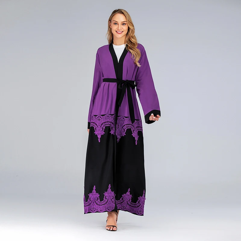 

Open Abaya Dubai Kimono Muslim Hijab Dress Abayas For Women Moroccan Kaftan Qatar Oman Caftan Marocain Turkey Islamic Clothing