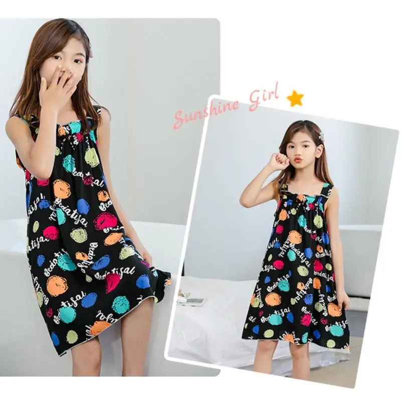 2PCS set Summer Dress Children Pajamas 2021 Kids Girls Sleepwear Outfits Homewear Beach Dress
2PCS set Summer Dress Children Pajamas 2021 Kids Girls Sleepwear Outfits Homewear Beach Dress
