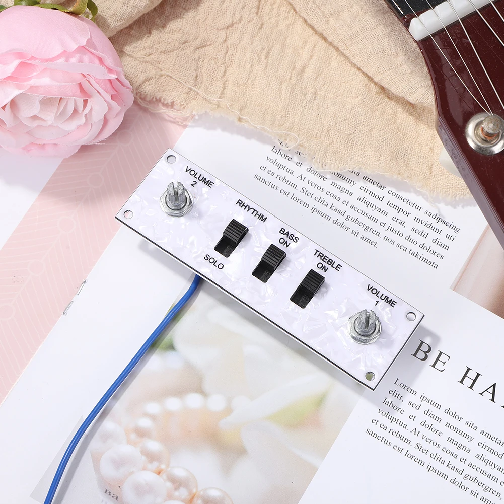 Guitar Bass Control Circuit Board Harness Switch Musical Instruments Accessories Electric Guitar Circuit Board Switch
Guitar Bass Control Circuit Board Harness Switch Musical Instruments Accessories Electric Guitar Circuit Board Switch