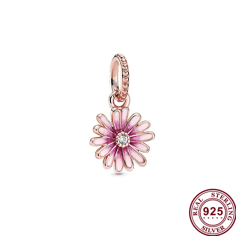 2020 New 925 Sterling Silver Charm Rose Gold Fashion Daisy Pendant Fit Pandora Women Bracelet & Necklace Diy Jewelry
2020 New 925 Sterling Silver Charm Rose Gold Fashion Daisy Pendant Fit Pandora Women Bracelet & Necklace Diy Jewelry