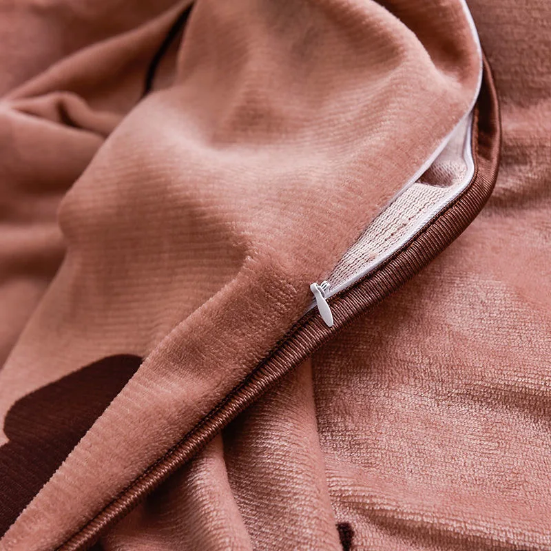 JUSTCHIC 1PCS Brown Heart Printing Duvet Cover Milk Velvet Winter Quilt Cover Bedding Single Double Queen King Size
JUSTCHIC 1PCS Brown Heart Printing Duvet Cover Milk Velvet Winter Quilt Cover Bedding Single Double Queen King Size