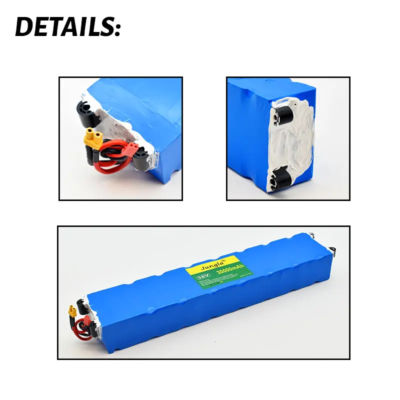 36V 30Ah 18650 lithium battery pack 10S3P 30000mAh 250W-500W Same port 42V Electric Scooter M365 ebike Power Battery with BMS
36V 30Ah 18650 lithium battery pack 10S3P 30000mAh 250W-500W Same port 42V Electric Scooter M365 ebike Power Battery with BMS