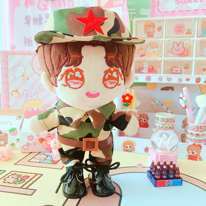 20cm Baby Clothes Star Doll Dress-up Camouflage Jumpsuit Uniform Pants Suit Christmas Gifts
20cm Baby Clothes Star Doll Dress-up Camouflage Jumpsuit Uniform Pants Suit Christmas Gifts