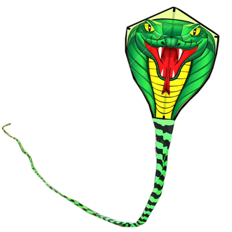 

Outdoor Fun Sports For Children Adults Professional 8m Animal Large Snake /Power Cobra Wind Kite With Tools Good Flying Toy