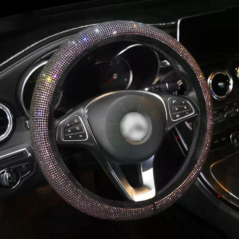 Universal Rhinestone Diamond Car Accessories Steering Wheel Cover Sparkle Luxury Shoulder Belt Handbrake Rearview Mirror
Universal Rhinestone Diamond Car Accessories Steering Wheel Cover Sparkle Luxury Shoulder Belt Handbrake Rearview Mirror