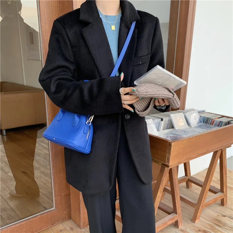 OL Notched Vintage Thick Quilted Blazer Jacket 2021 New Autumn Spring Minimalist Formal Women Blazers Loose Suit Coat
OL Notched Vintage Thick Quilted Blazer Jacket 2021 New Autumn Spring Minimalist Formal Women Blazers Loose Suit Coat