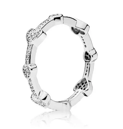 925 Sterling Silver pan Ring AlluP Ring Hearts With Crystal Rings For Women Wedding Party Gift EuroPe Fashion Jewelry
925 Sterling Silver pan Ring AlluP Ring Hearts With Crystal Rings For Women Wedding Party Gift EuroPe Fashion Jewelry