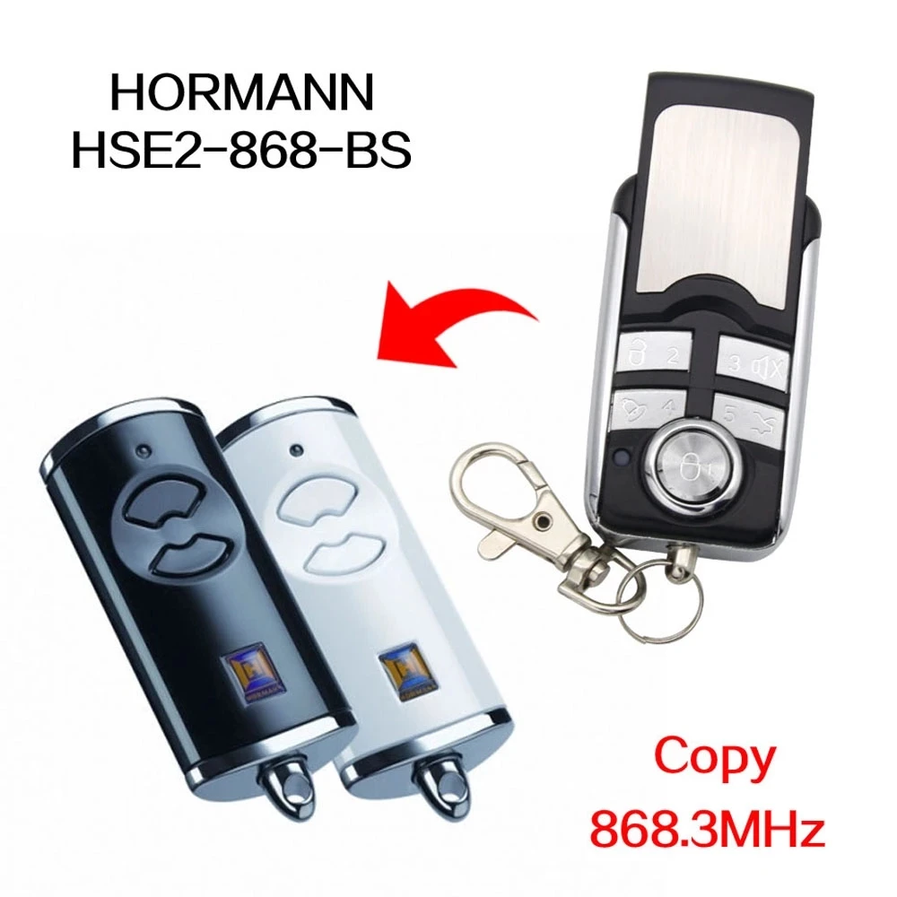

Пульт дистанционного управления HORMANN HSE5 HSE4 HSE2 HSE 868 BS, пульт дистанционного управления HORMANN HS HSS HSD HSP HSE 1 2 4 5 BS 868 МГц для гаражных ворот, 868 МГц