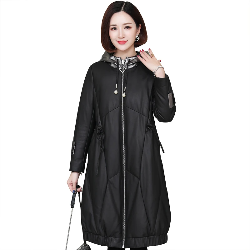 heining leather sheepskin down jacket women's middle long winter new hooded fur coat fur coat
heining leather sheepskin down jacket women's middle long winter new hooded fur coat fur coat