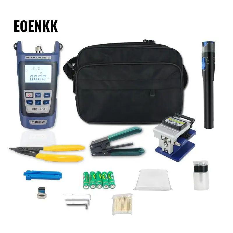 FTTH Fiber Optic Cold Connection Tool Fiber Cutting Cutter Optical Power Meter Red Laser Pointer 5km Cable Wire Stripper
FTTH Fiber Optic Cold Connection Tool Fiber Cutting Cutter Optical Power Meter Red Laser Pointer 5km Cable Wire Stripper