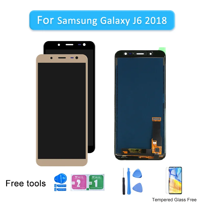 TFT-дисплей J6 для Samsung Galaxy J6 2018 J600, сменный сенсорный ЖК-экран для Samsung J6 J600 J600G J600F J600L, детали в сборе
TFT-дисплей J6 для Samsung Galaxy J6 2018 J600, сменный сенсорный ЖК-экран для Samsung J6 J600 J600G J600F J600L, детали в сборе