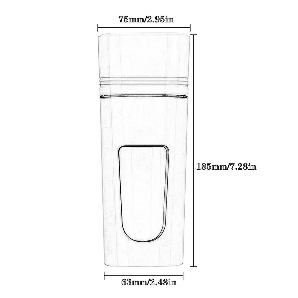 Portable Mixer USB Electric Fruit Juicer Handheld Smoothie Maker Blender Stirring Rechargeable Mini Food Processor Juice Cup
Portable Mixer USB Electric Fruit Juicer Handheld Smoothie Maker Blender Stirring Rechargeable Mini Food Processor Juice Cup