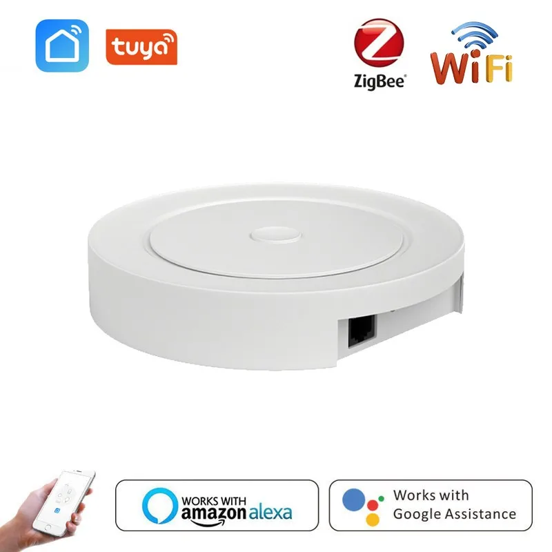 Aubess Tuya ZigBee Smart Multi-mode Gateway Hub Tuya Smart Home Bluetooth-compatible Zigbee Gateway Works With Alexa Google Home
Aubess Tuya ZigBee Smart Multi-mode Gateway Hub Tuya Smart Home Bluetooth-compatible Zigbee Gateway Works With Alexa Google Home