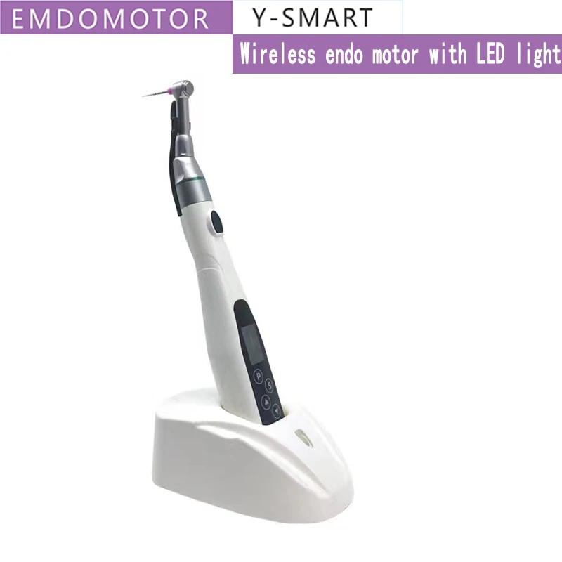 

EndoMotor 16: 1 Dental reducer equipment Wireless endomotor with LED light imported motor Uitra-quiet handpiece Forward 360°
