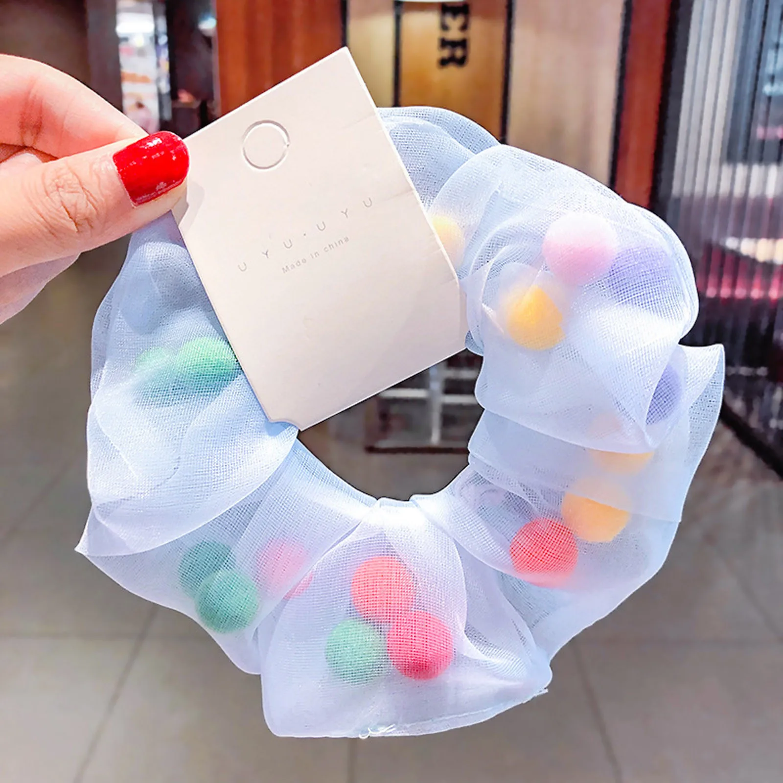 1pc Schoolgirl Colorful Elasticity Net Yarn Hair Small Ball Band Kids Cute Hair Ring Kids Hair Accessories
1pc Schoolgirl Colorful Elasticity Net Yarn Hair Small Ball Band Kids Cute Hair Ring Kids Hair Accessories