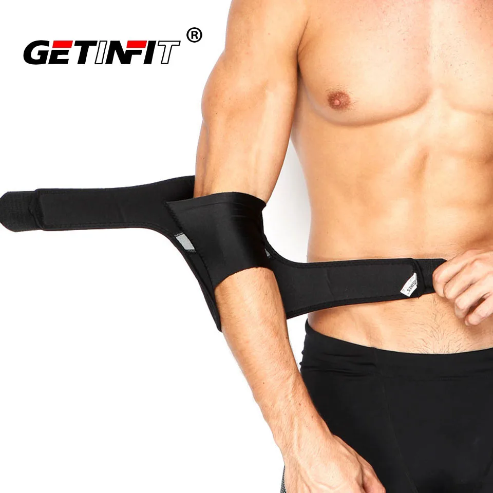 Регулируемые дышащие налокотники Getinfit, 1 шт., Защитные Налокотники, спортивные безопасные унисекс налокотники для бадминтона, тренажерного зала, тенниса
Регулируемые дышащие налокотники Getinfit, 1 шт., Защитные Налокотники, спортивные безопасные унисекс налокотники для бадминтона, тренажерного зала, тенниса