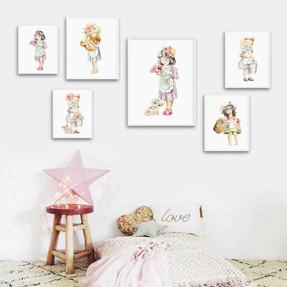 Cat Pet Cock Flower Bucket Coffee Pot Girl Hat Wall Art Canvas Painting Nordic Posters And Prints Wall Pictures Kids Room Decor
Cat Pet Cock Flower Bucket Coffee Pot Girl Hat Wall Art Canvas Painting Nordic Posters And Prints Wall Pictures Kids Room Decor