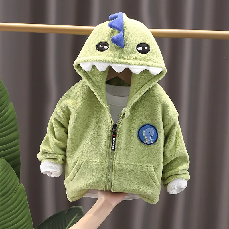 Осенне-зимняя детская одежда, куртка из австрийского флиса с мультипликационным динозавром, рубашка с круглым вырезом на молнии для мальчи...
Осенне-зимняя детская одежда, куртка из австрийского флиса с мультипликационным динозавром, рубашка с круглым вырезом на молнии для мальчи...