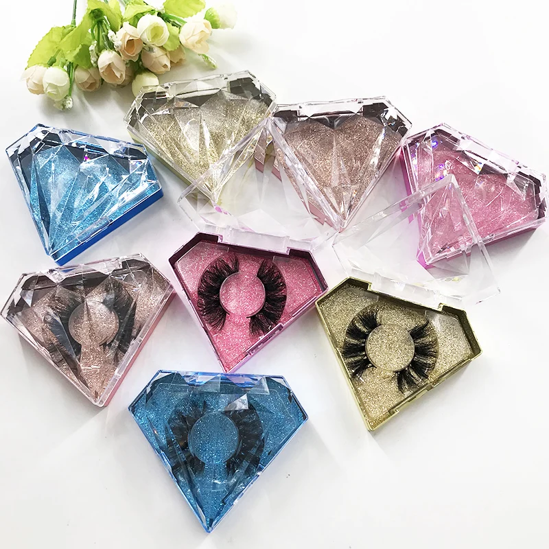Clear Diamond Lashes Box Good Quality 10pcs per lot For Mink Lashes Faux Mink Eye Lashes
Clear Diamond Lashes Box Good Quality 10pcs per lot For Mink Lashes Faux Mink Eye Lashes