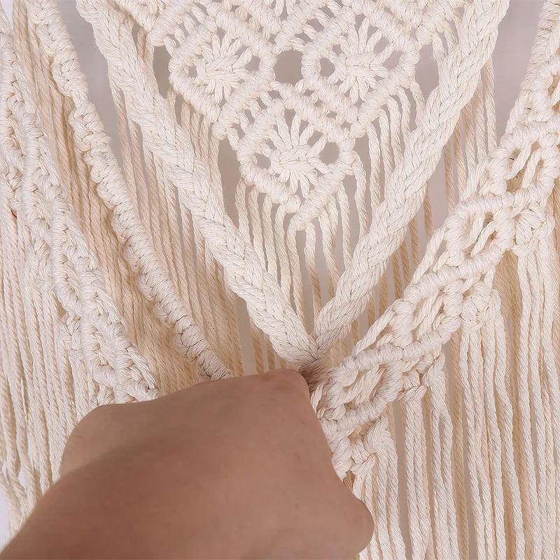 Nordic Bohemian Macrame Wall Hanging Tapestry Hand-Woven Tassel Home Wall Decor Large Tapestry 40X106cm
Nordic Bohemian Macrame Wall Hanging Tapestry Hand-Woven Tassel Home Wall Decor Large Tapestry 40X106cm