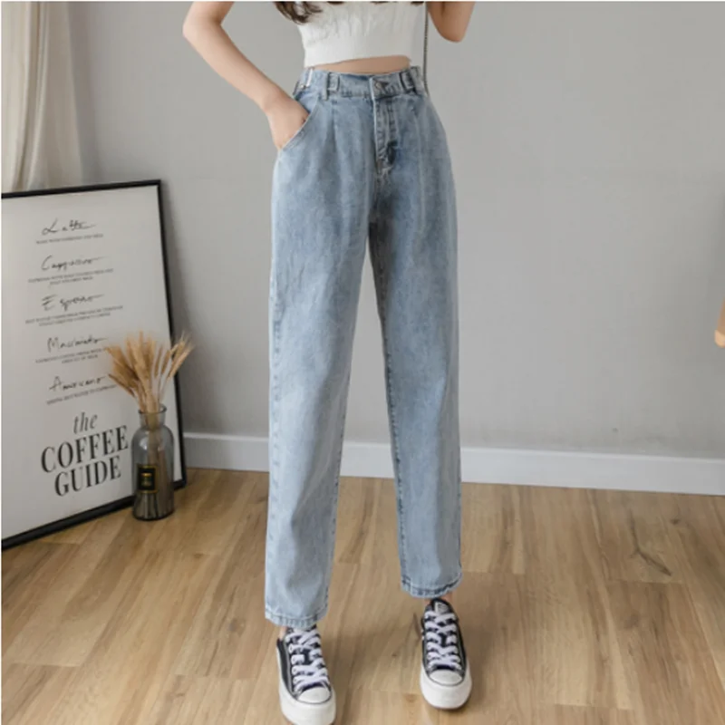 Woman Jeans High Waist Clothes Wide Leg Denim Clothing Blue Streetwear Vintage Quality 2021 Fashion Harajuku Straight Pants
Woman Jeans High Waist Clothes Wide Leg Denim Clothing Blue Streetwear Vintage Quality 2021 Fashion Harajuku Straight Pants