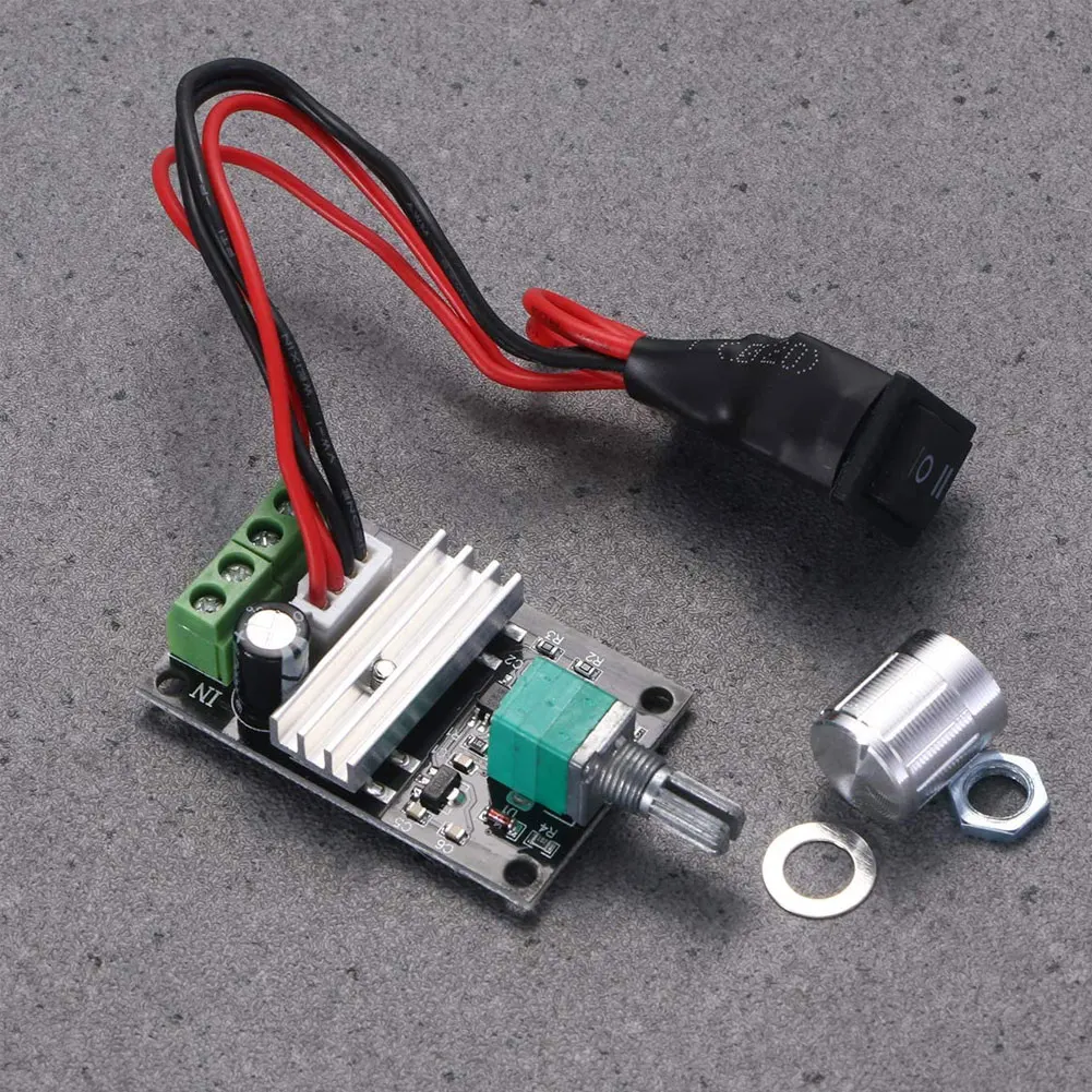 Motor Speed Controller DC 6V 12V 24V 28V 3A 80W 1203BB PWM Motor Driver Reversing Switch Speed Adjustable Drive Module
Motor Speed Controller DC 6V 12V 24V 28V 3A 80W 1203BB PWM Motor Driver Reversing Switch Speed Adjustable Drive Module