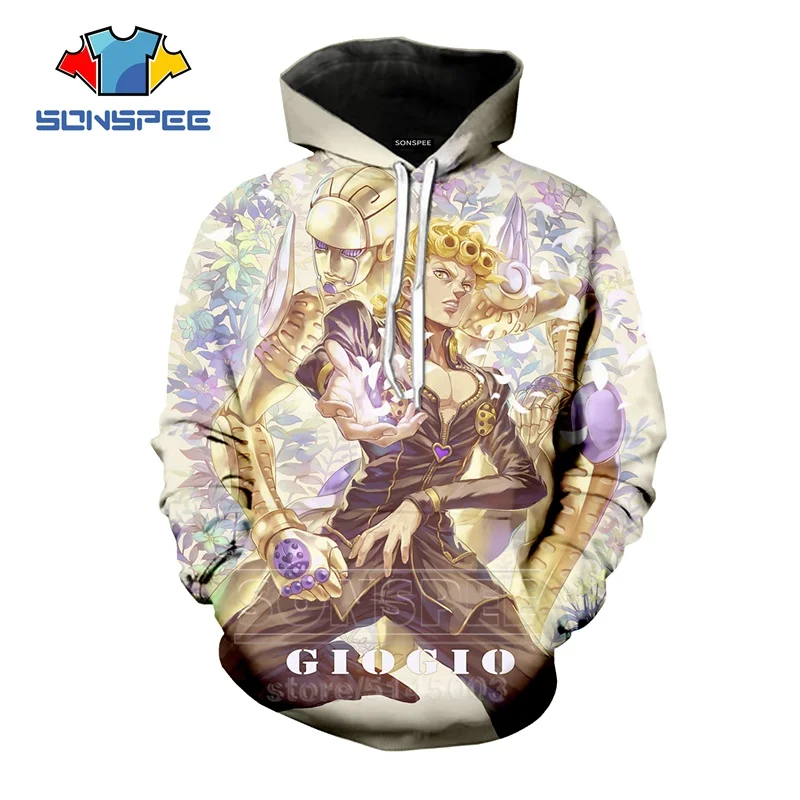 SONSPEE JoJo Bizarre Adventure Hoodies Women Sweatshirt 3D Print Anime Style Autumn Harajuku Street Casual Fashion Hoodie Men
SONSPEE JoJo Bizarre Adventure Hoodies Women Sweatshirt 3D Print Anime Style Autumn Harajuku Street Casual Fashion Hoodie Men